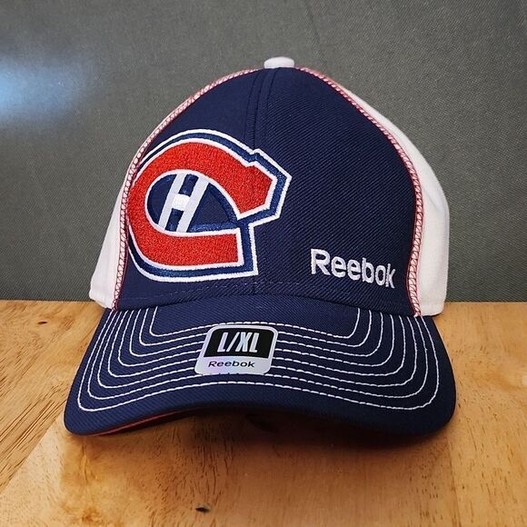 Reebok Montreal Canadiens NHL L/XL Hat - New - Picture 1 of 8